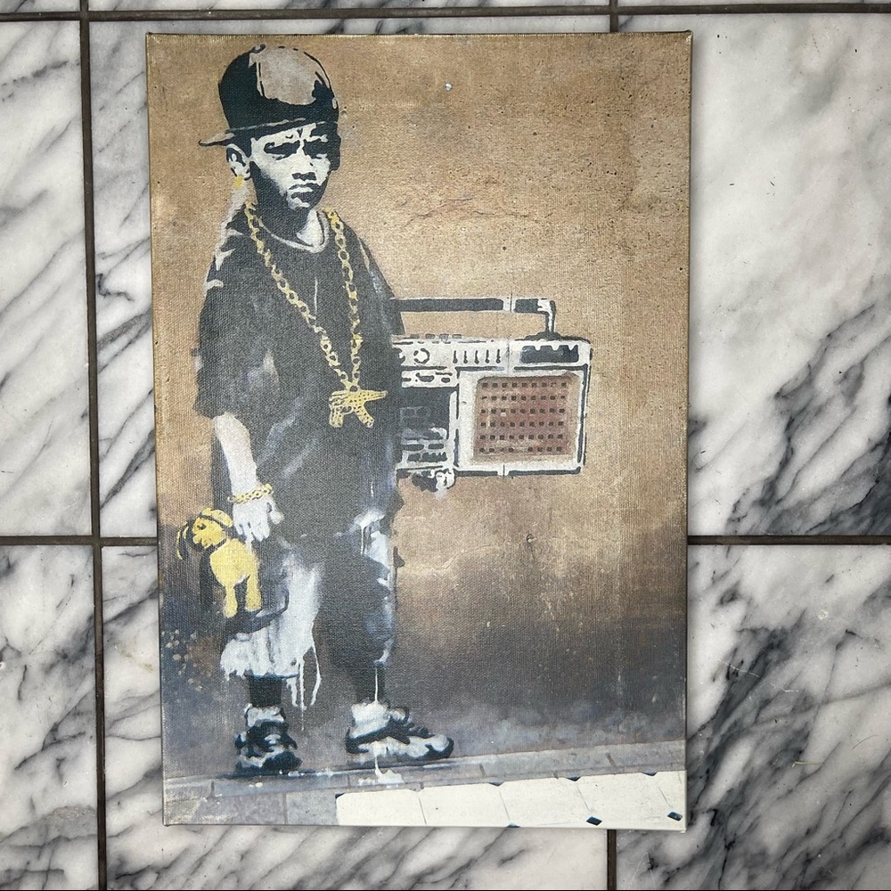 Banksy Print by iCanvas